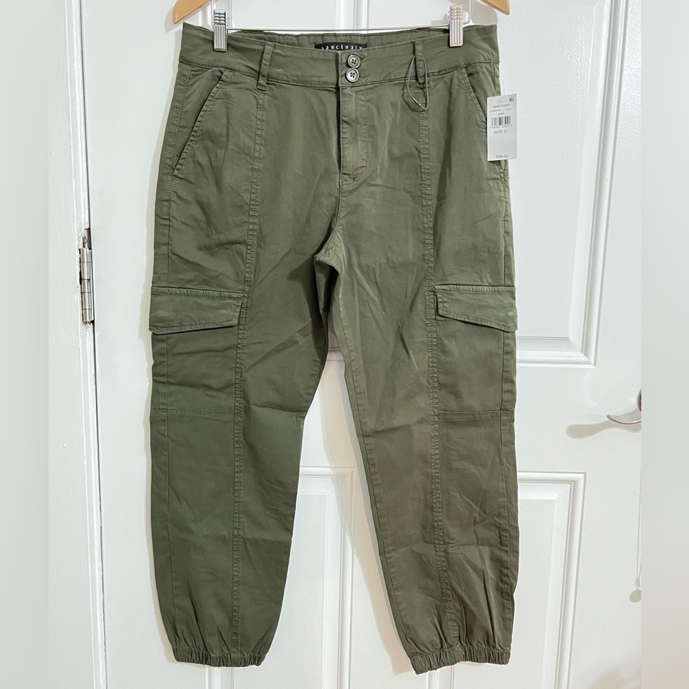 Sanctuary Khaki Green Trousers